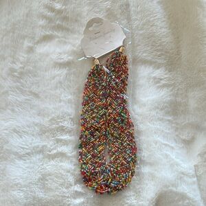 NWT Colorful Beaded Fashion Jewelry Necklace